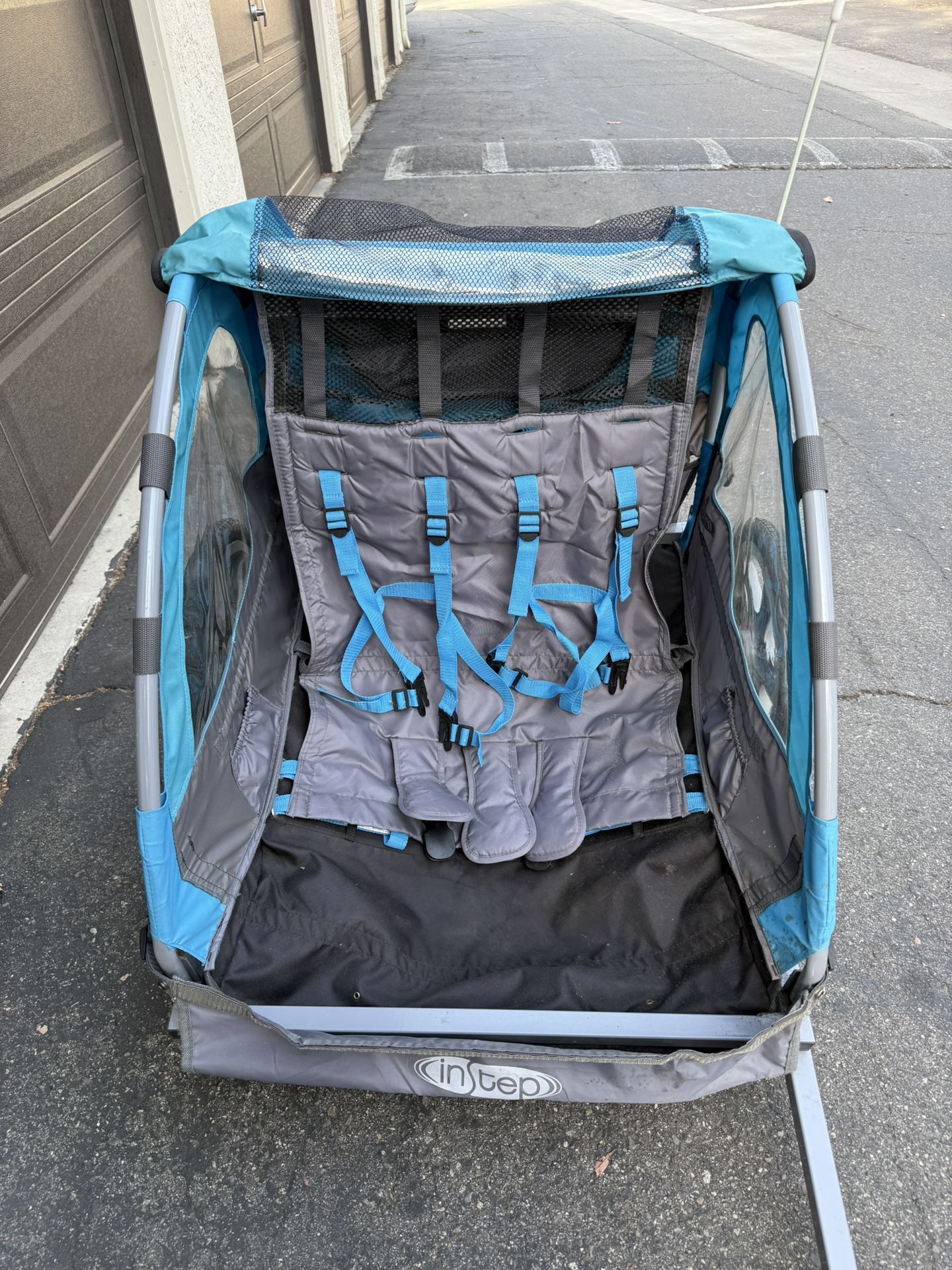 In Step Two Seat Bicycle Trailer