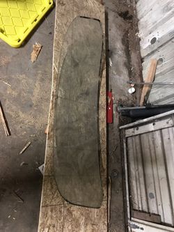 1952-54 ford customline rear back glass