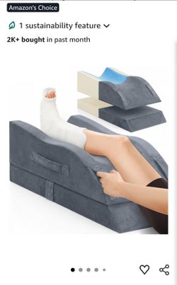 Leg elevation pillow