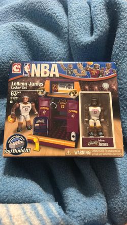 LeBron James locker set 63pcs still sealed