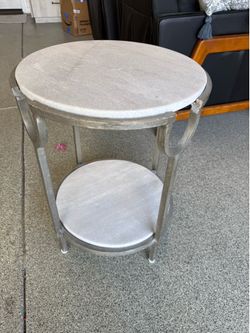 Marble side table