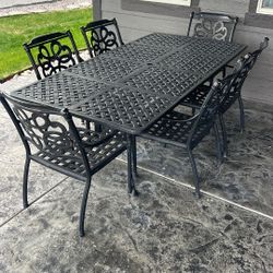 Outdoor Cast Iron Patio Set