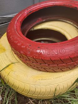 Tires for planters etc