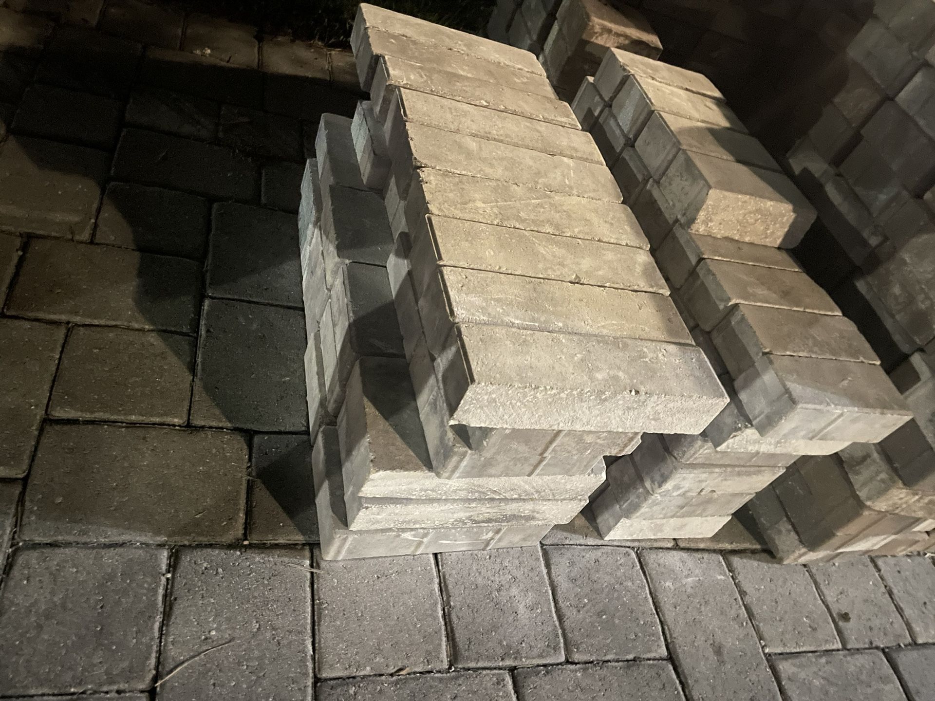 Brick Pavers   (approx 90 Pcs)    $75