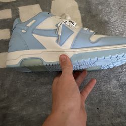 Off White “Baby blue” Out Of Office Sneakers