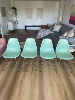 MCM Eames style dining chairs - 4