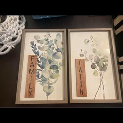 Faith & Family Decortive Wall Hanging Decor