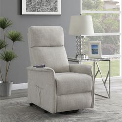 Brand New Beige Power Lift Reclining Chair 