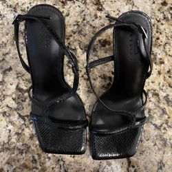 Black Sandal Heels From ASOS 