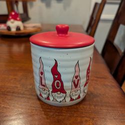 Valentine's Gnome Jar