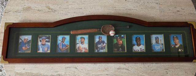 Baseball Memorabilia Display