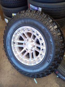 17x8.5 AXD 6x139 6x5.5 On Used Tires 285 70 17 mt