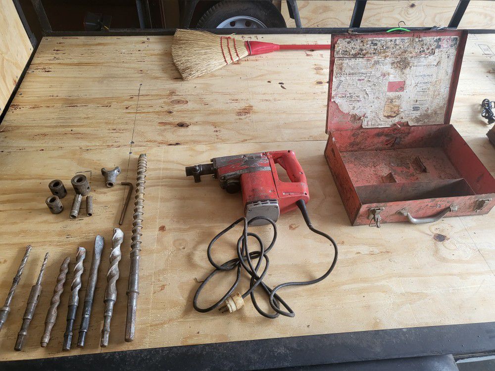 Hammer Drill With Bits