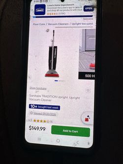 Sanitaire TRADITION Upright vacuum