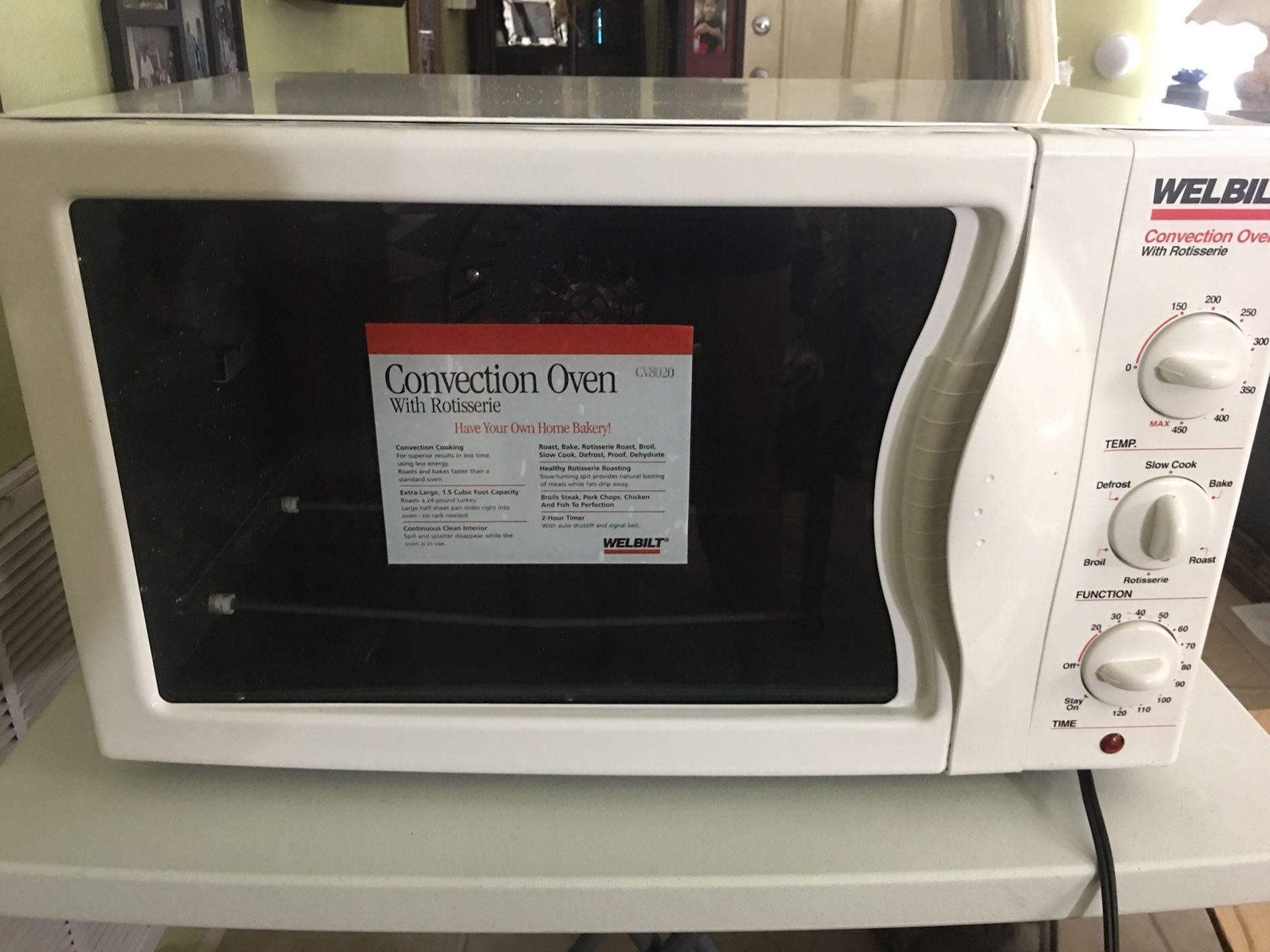 Welbilt Countertop Rotisserie Convection Oven