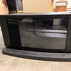 Black Sony TV Stand 