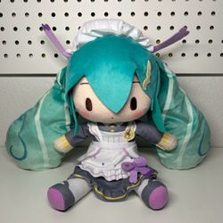 Vocaloid Fuwa Petit Hatsune Miku (Classical Maid) Medium Plush