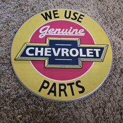 Wooden Ford And Chevy Signs