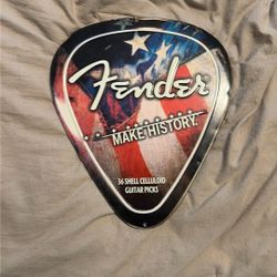 Fender Picks Metal Sign