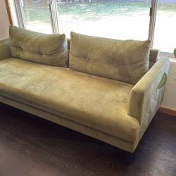 Green Velvet Couch Free