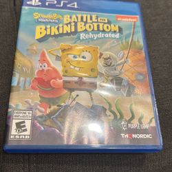 SpongeBob Battle For Bikini Bottom Ps4