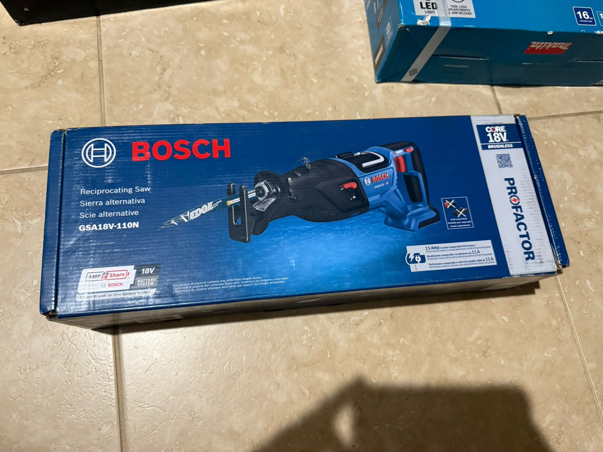 Bosch 18-volt Variable Brushless Cordless Reciprocating Saw (Battery and Charger Not Included)