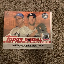 2019 Topps Baseball Update Jumbo Hobby