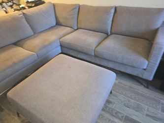 Sectional Couch and Ottoman