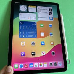 Apple IPad Air 5th Generation (10.9” Liquid Retina / M1 chip/ 2022 Model) 64GB Wifi + Cellular (5G) with Pen, Keyboard & Accessories (256gb $659)