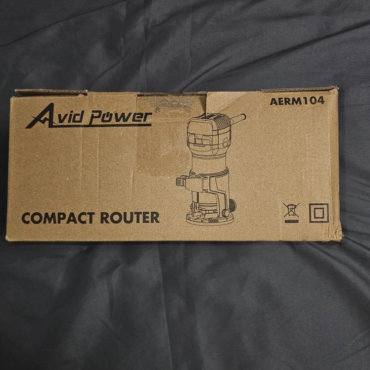AVID POWER 6.5 Amp 1.25 HP Compact Router Tools for Woodworking