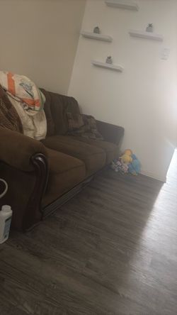 brown couch