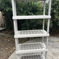 5-Tier Plastic Modular Garage Storage Shelving Unit