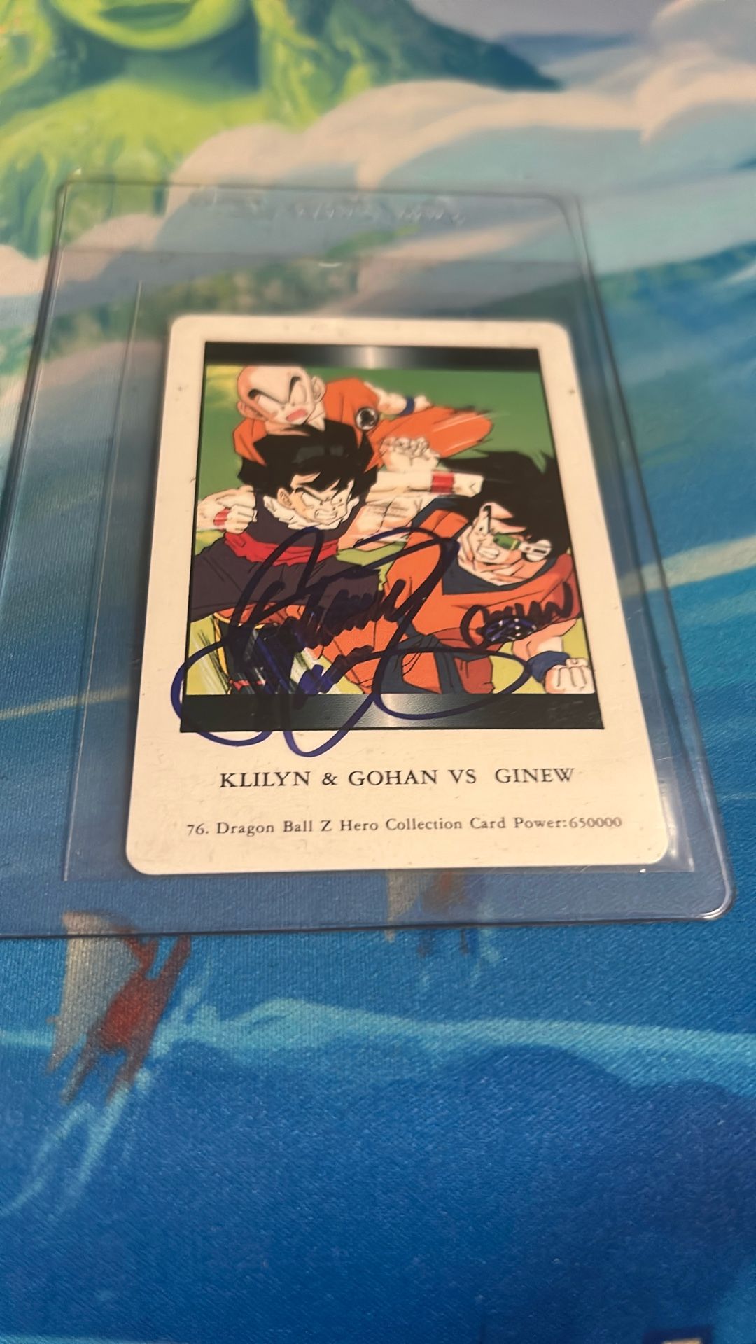 Dragon Ball Z Autograph Card