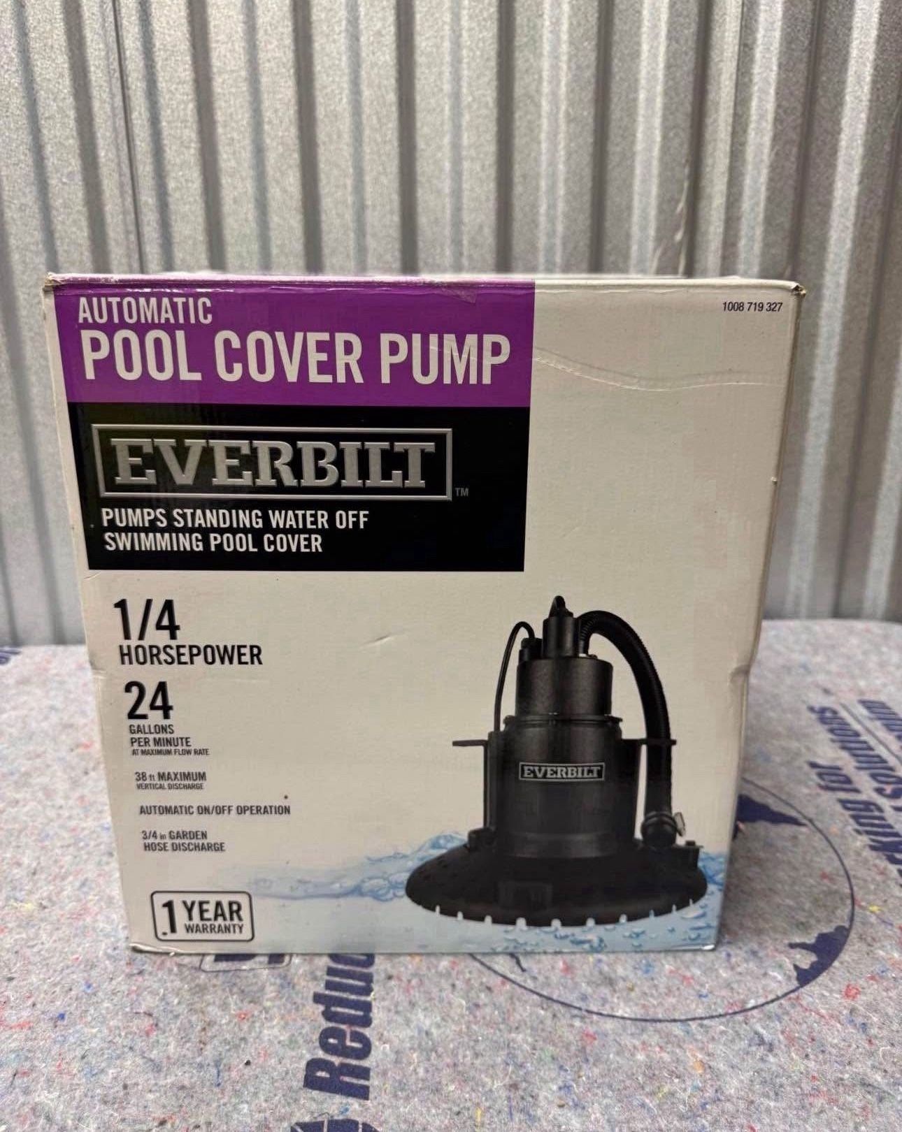 🔥 1/4 hp Submersible Pool Cover Pump (retail $198)
