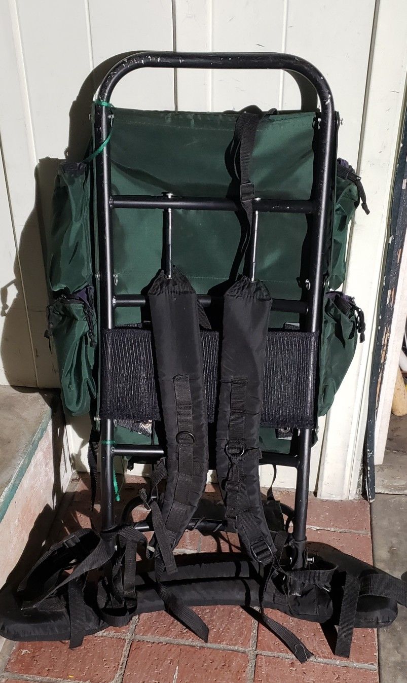 Large Framed Hiking Backpack.