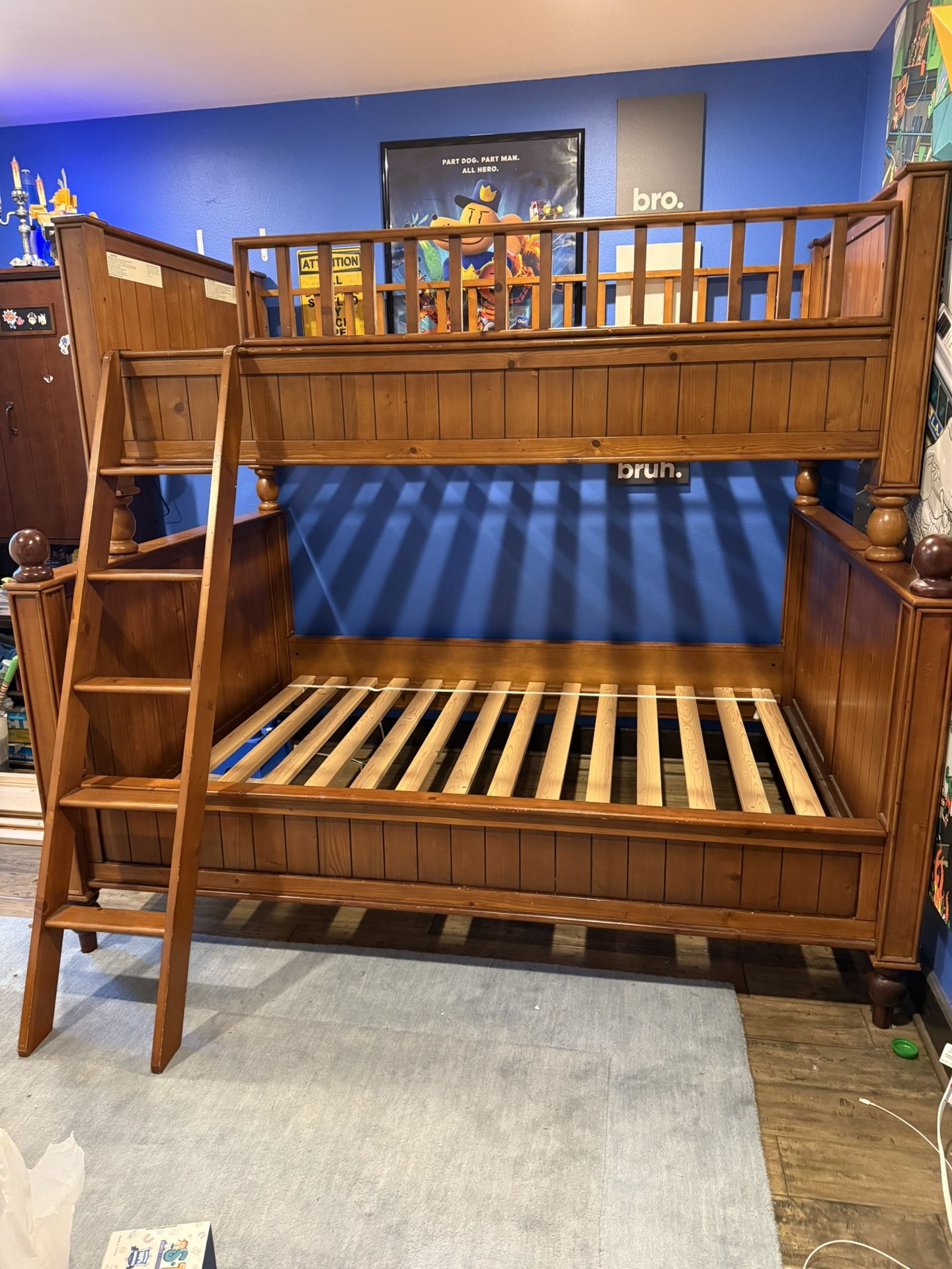 Pottery Barn Twin Over Full Bunk Bed