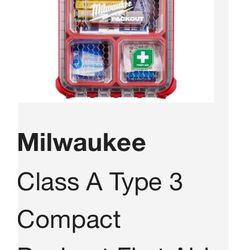 Milwaukee Class A Type 3 Compact Packout First Aid Kit (79-Piece)