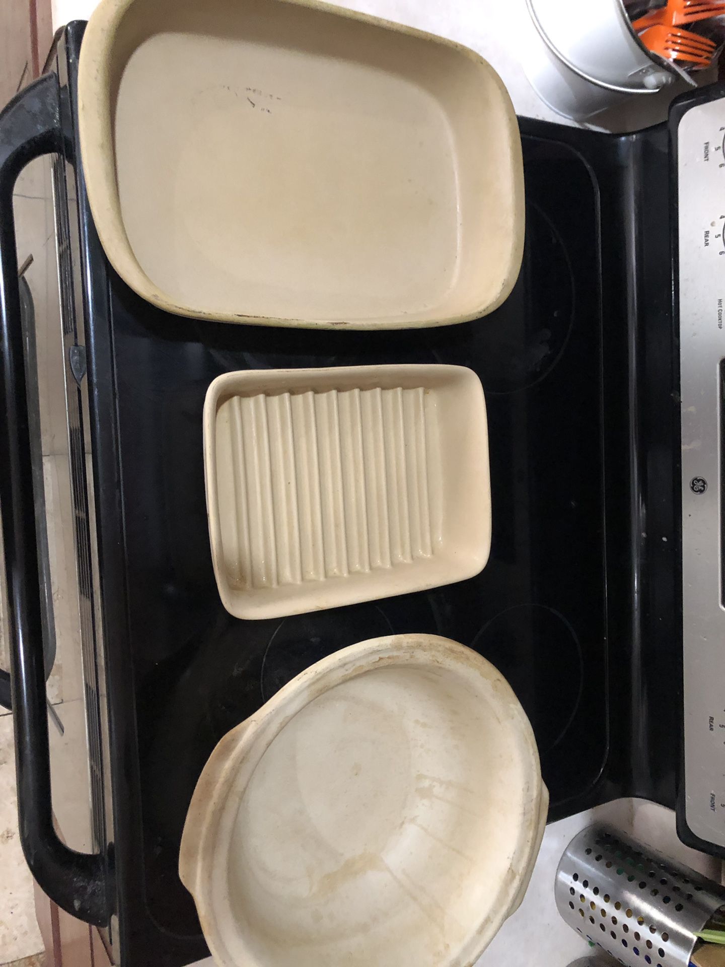Stone cooking pans