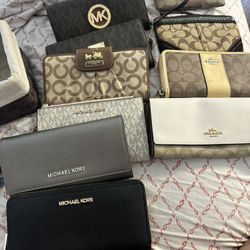 MK & COACH WALLETS / WRISTLESTS $40-55 Each!