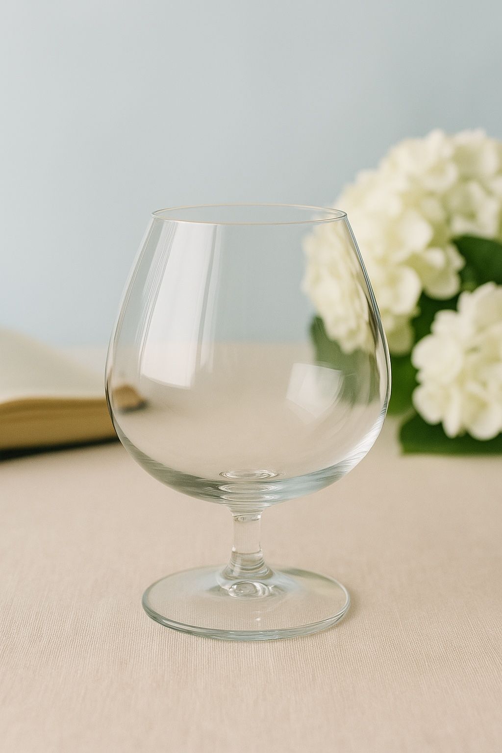 Rogaska Slovenia Vintage 1980s “Lucky” Crystal Brandy Snifter, 2.5 x 5”