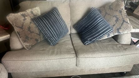 Sofa and loveseat