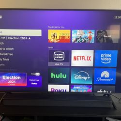 Tv and Sound Bar 