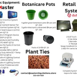 Cannabis GROW and DISPENSARY equipment