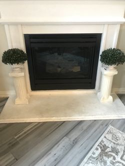 Roman style decor with topiary