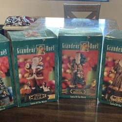 Vintage Porcelain Santa’s Of The World 