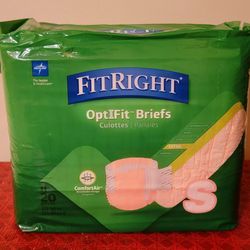 FitRight Briefs (Depends) Size: Small