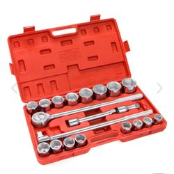 21pc 3/4"dr Socket Wrench Set SAE sae Tools Truck