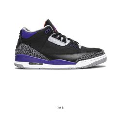 Jordan 3 Retro 'Court Purple'