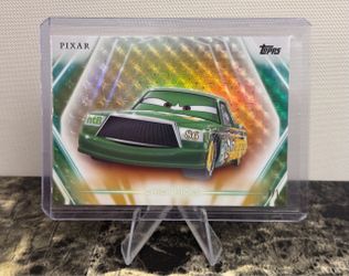 Chick Hicks 2026 Topps Disney Neon Cars FOILFRACTOR 1/1 SUPERFRACTOR !