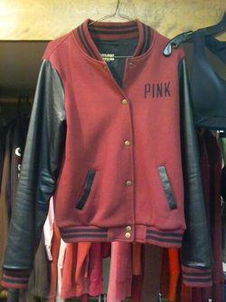 Womens love pink jacket large